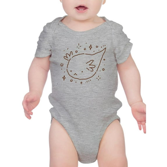 Axolotl Bubble Sketch Bodysuit Infant -Image by Shutterstock, 6 Months