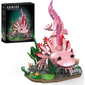 Axolotl Building Set, Axolotl Toy Animal Building Blocks with Plants, Animals Display Model Kit, Gifts for Adults Teens Age 14+ (998 PCS)