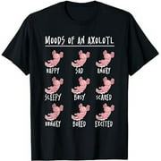 Axolotl Collection 9 Moods - Cute Mexican Salamander Pet T-Shirt