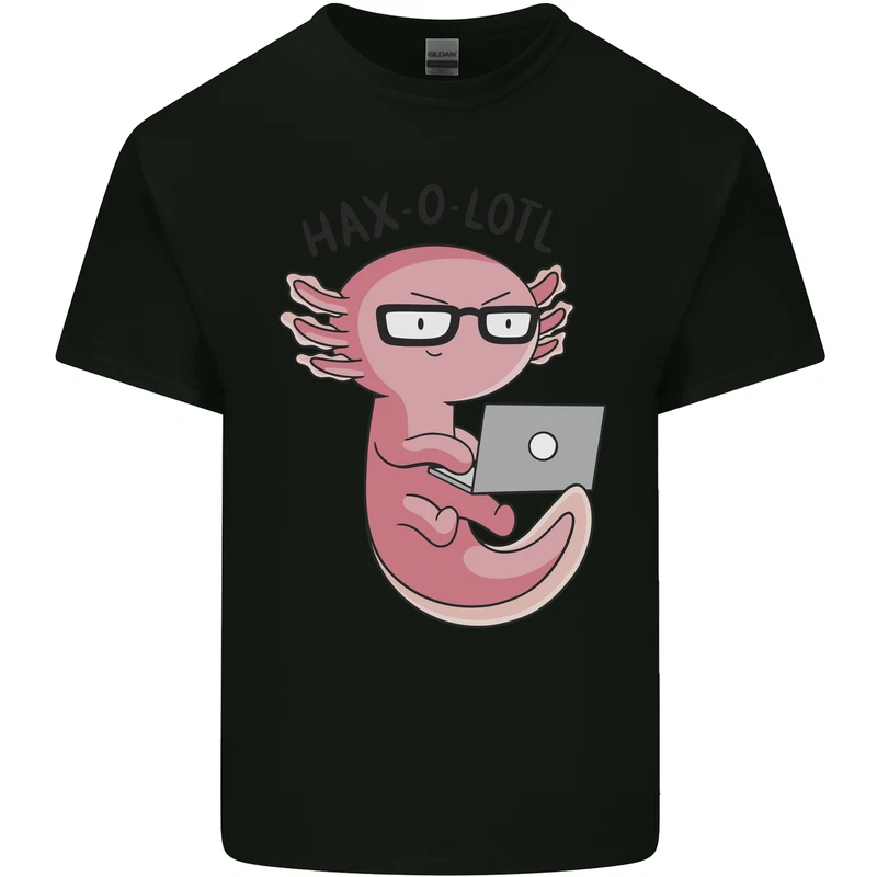 Axolotl Computer Hacking Art Durable Artistic Print Everyday Top,for ...