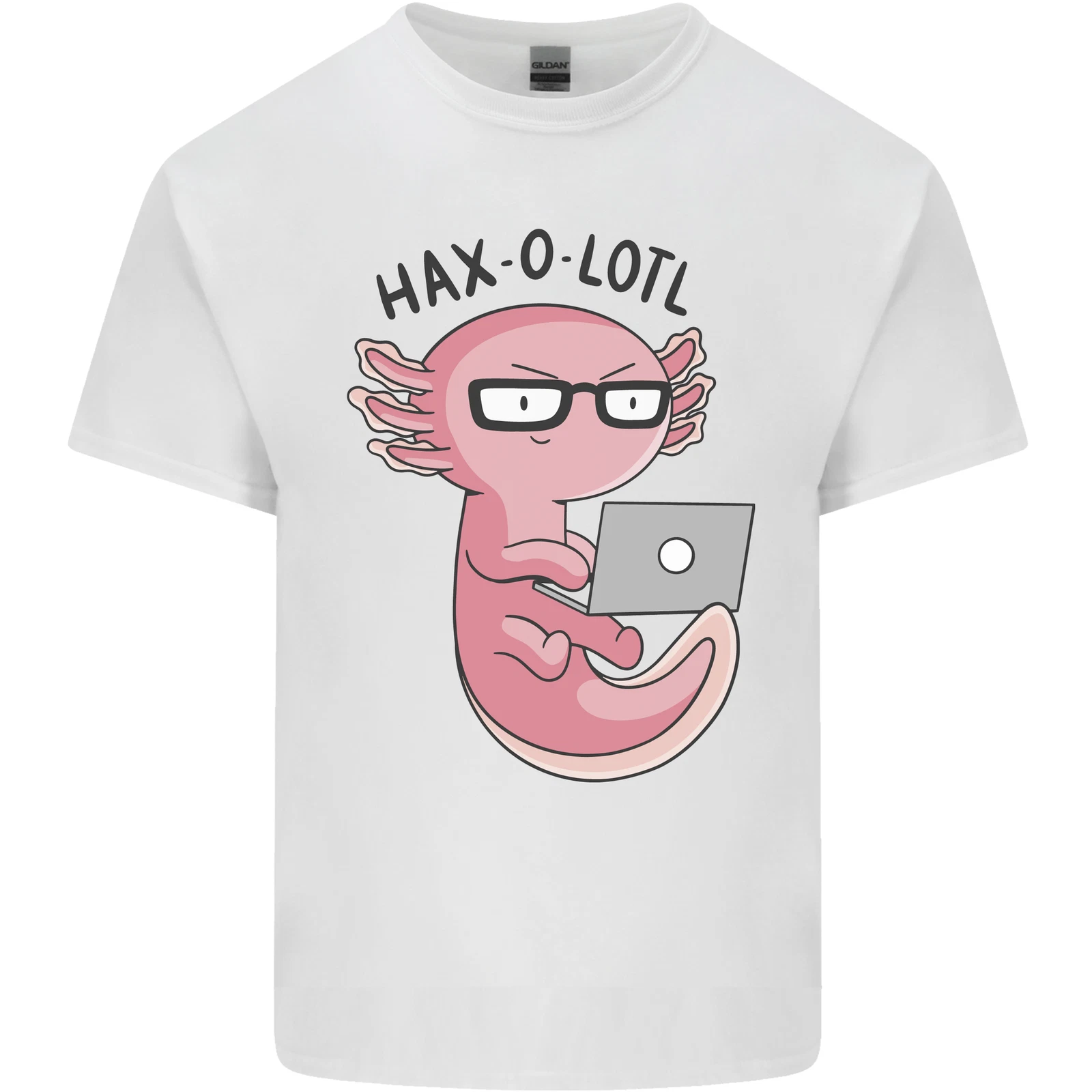Axolotl Computer Hacking Axolotl for a Funny and Animal and Lover ...