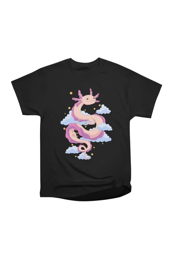 Axolotl Dragon T-Shirt Tee Gift For Him Merch For Her Apparel For Friend