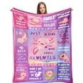 thumbnail image 1 of Axolotl Gifts, Axolotl Blanket, Axolotl Stuff, Axolotl Birthday Gifts, Axolotl Bedding, Axolotl Gifts for Girls, Gifts for Axolotl Lover, Salamander Gifts, Best Axolotl Gifts Blanket 50” x 40”, 1 of 4