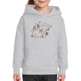 thumbnail image 1 of Axolotl Heart Hoodie Juniors -Image by Shutterstock,  Medium, 1 of 4