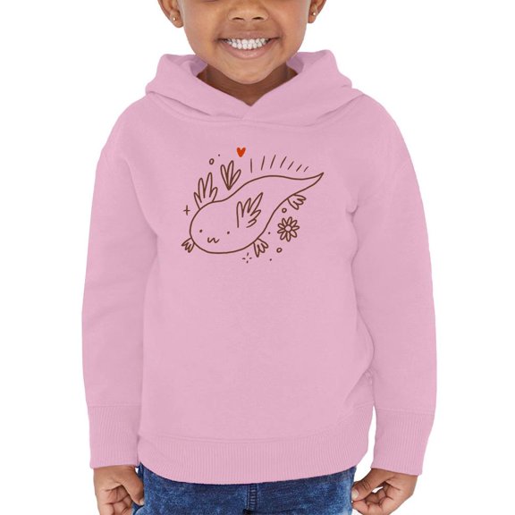 Axolotl Heart Hoodie Toddler -Image by Shutterstock, 2 Toddler
