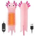 thumbnail image 1 of Axolotl Heating Pad for Period Cramps & Menstrual Pain Relief, Portable Electric Heat Pads USB Powered, Cute Stuff Stuffed Animals for Women Teen Girls, Funny Birthday Easter Christmas Axolotl Gifts, 1 of 7