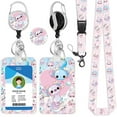thumbnail image 1 of Axolotl ID Badge Holder with Lanyard, Cute Lanyards for Id Badges and Keys,  Id Card Badge Case with Carabiner Clip Heavy Duty for Teacher Student Nurse, ID Card Holder Name Badge Holder, 1 of 4