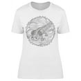 thumbnail image 1 of Axolotl In Patterned Style T-Shirt Women -Image by Shutterstock, Female Large, 1 of 4