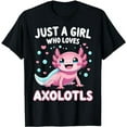 thumbnail image 1 of Axolotl Kawaii Just A Girl Who Loves Axolotls T-Shirt, 1 of 5