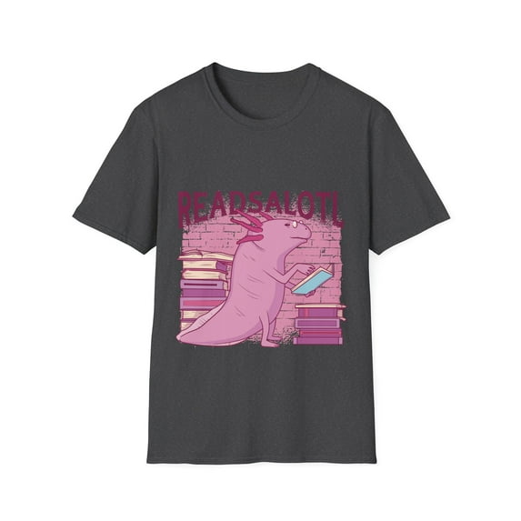 Axolotl Library Student Teacher Reads Book Apparel