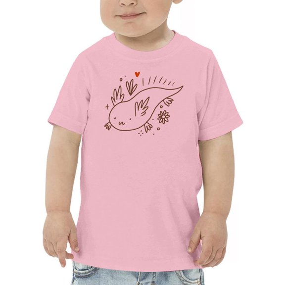 Axolotl Love T-Shirt Toddler -Image by Shutterstock, 3 Toddler