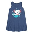 thumbnail image 1 of Axolotl Mermaid  - Toddler & Youth Girls A-line Dress, 1 of 6