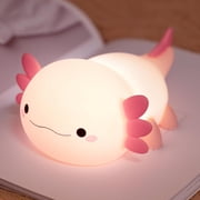 Axolotl Night Light for Kids,Cute Axolotl lamp Gifts Rechargeable light Table Lamp Bedside Lamp