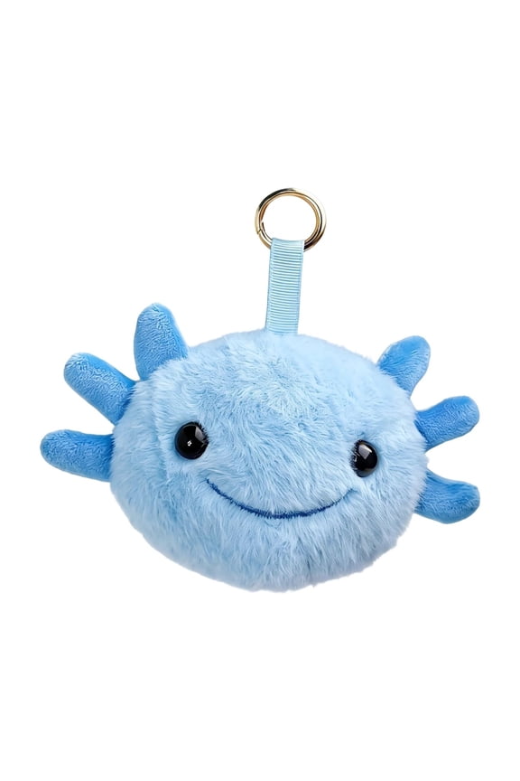Axolotl Plush Ornament Set, Colorful Small Stuffed Animal Doll for Backpack Keychain and Party Favors, Soft Plushie Toy Accessory for Gifting
