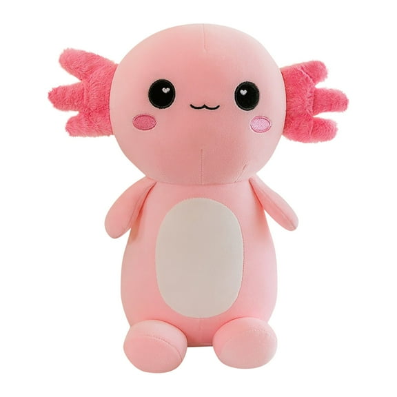Axolotl Plush Toy, 9.84” Soft Cute Axolotl Stuffed Cotton Plush Pillow Kawaii Salamander Animal for Boys Girls Kids Gift, Fun Décor & Gift - Birthday Gifts for Boys Girls Kids Adults (Pink)