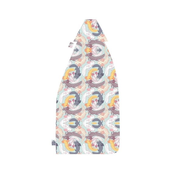 Axolotl Sling Backpack – Cute Watercolor Fantasy Creature Daypack with Galaxy & Coral Design, Lightweight Crossbody Travel Bag for Outdoor Adventures, Gifts & Aesthetic Fans
