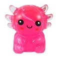 thumbnail image 1 of Axolotl Squishy Stress Relief Ball Slow Rising, Cute Translucent Jelly Gel Animal Sensory Hand Grip Squeeze Relieve Pressure, Portable Desktop Decorative Accent for Adults Home Office, 1 of 5