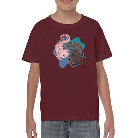 Axolotls T-Shirt Juniors -Smartprints Designs,  Small