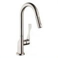 thumbnail image 1 of Axor 39836 Citterio Prep Pull-Down Kitchen Faucet - Silver, 1 of 2