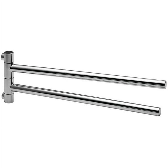 Hansgrohe 40820000 Chrome AX Citterio Twin Towel Bar