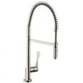 thumbnail image 1 of Axor Citterio Semi-Pro Single-Handle Pull-Down Sprayer Kitchen Faucet in Steel Optik, 1 of 7