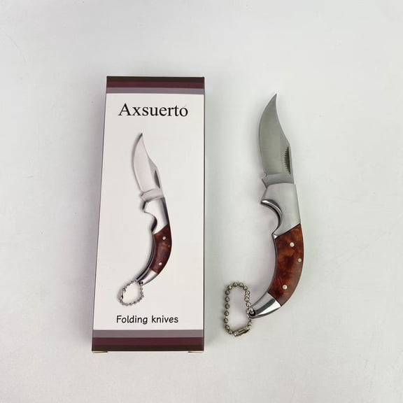 Axsuerto Folding knives,Damascus Steel knife - Pocket Folding with Clip - Handmade Custom Pocket knife for Men Cool Pocket Good For Camping Hunting Fishing Indoor & Outdoors Activities