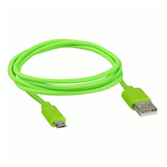 Axxess AX-MICROB-GN - Micro B to USB Charging and Data Transfer Cable - Green