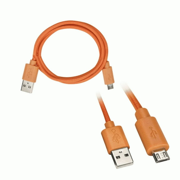 Axxess AX-MICROB-OR Replacement Micro B Cable - 3 Feet Orange
