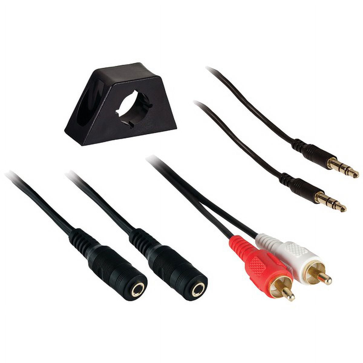 Axxess AXM35DMK 3.5 Mm Mini Jack Extension Cable With Dash Mounting Bracket