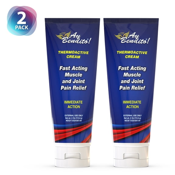 Ay Bendito Thermoactive Cream - 4oz Tube - 2 PACK