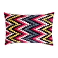 thumbnail image 1 of Ayahuasca Silk Velvet Ikat Pillow, 16" X 24", Case Only, 1 of 5