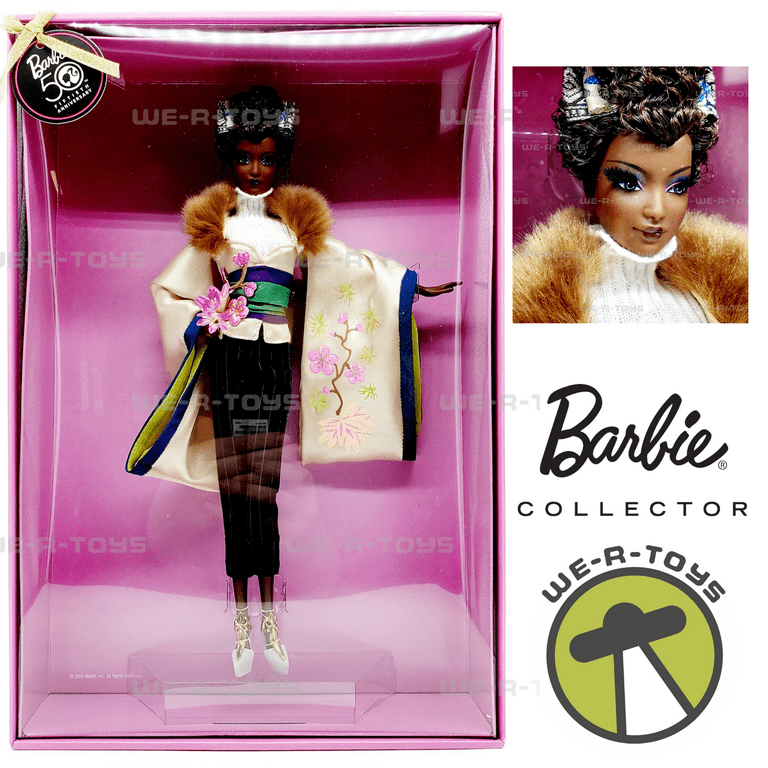 Ayako Jones Barbie Doll Byron Lars Passport Collection Gold Ayako Jones Barbie Doll Byron Lars Passport Collection Gold