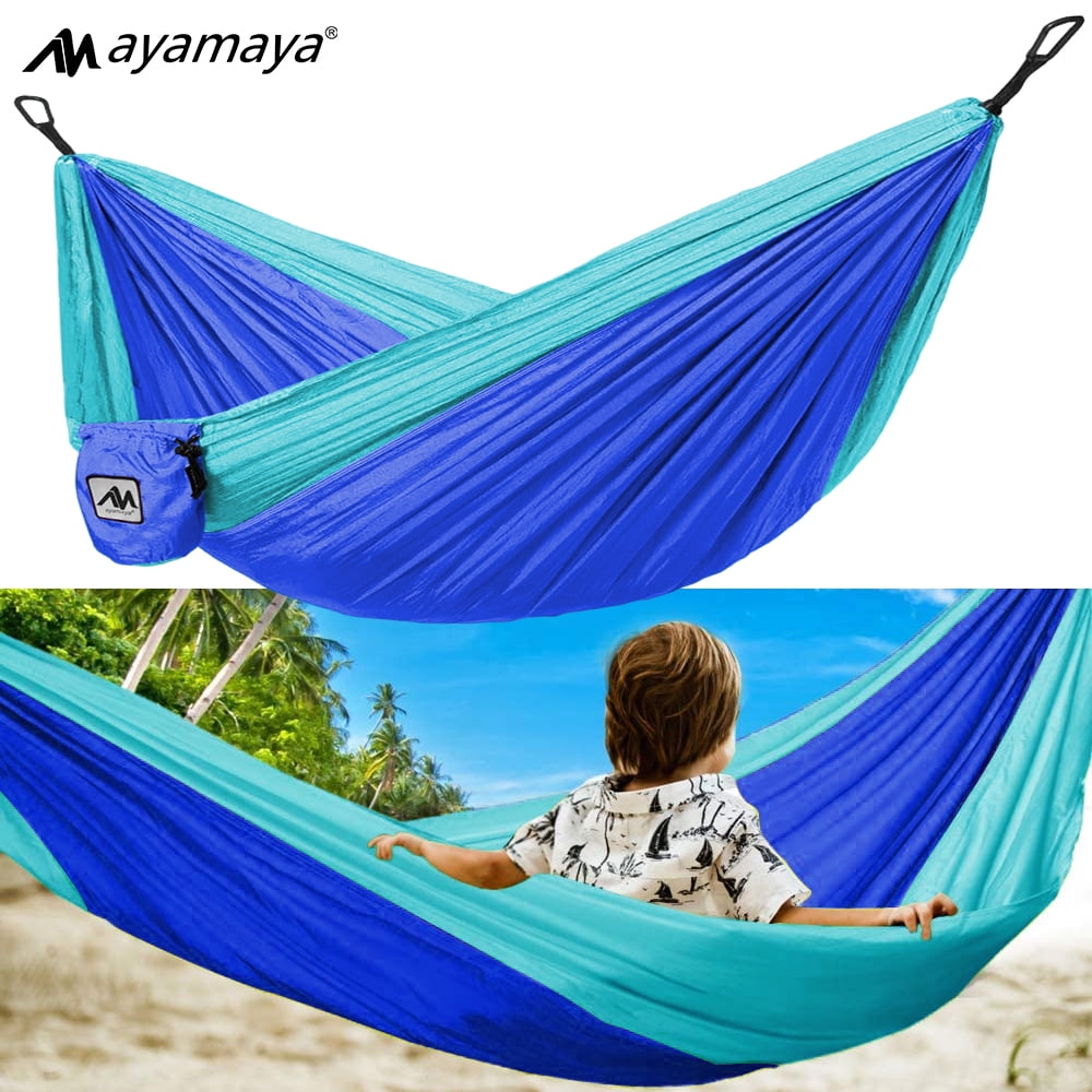 Ayamaya Camping Hammock for Kids Portable Hammock Ultralight Kids Hammock with Tree Straps Carabiners Kids Camping Gear for Indoor Outdoor Use
