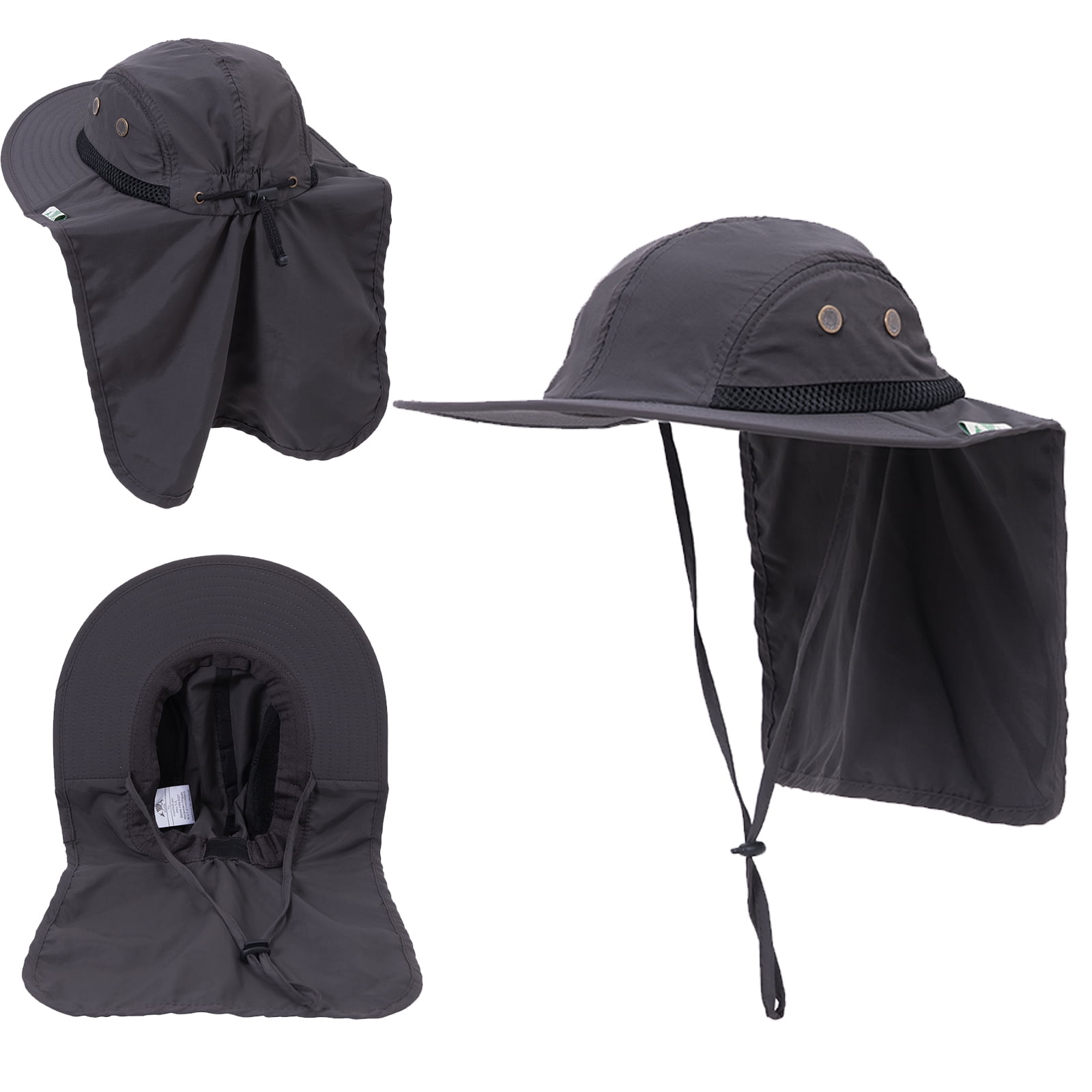 Ayamaya Fishing Hat with Neck Flap, QuickDrying Sun Hats for Men and