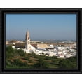 thumbnail image 1 of Ayamonte and San Salvador Church 36x28 Large Black Ornate Wood Framed Canvas Art, 1 of 2
