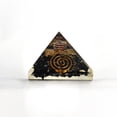 thumbnail image 1 of Ayana Piezo Electric Orgonite Pyramid with Black Tourmaline Crystals | 4 Crystal Quartz Energy Points | Positive Energy Generator | Powerful Meditation Yoga Tool for Chakra Healing and Protection, 1 of 7