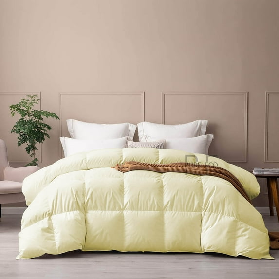 Ayanshi Bedding Comforter Alaskan King 120X132, Duvet Insert, Quilted Comforter with Corner Tabs, Lightweight Quilt, Down Alternative Hotel Comforter Oversized Alaskan King 120X132 Ivory