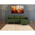 thumbnail image 1 of Aybuke Modern L-shaped Sectional Sofa Haki, 1 of 5