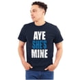 thumbnail image 1 of Aye She Mine Boyfriend Girlfriend Men's Graphic T Shirt Tees Brisco Brands L, 1 of 5