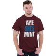 thumbnail image 1 of Aye She Mine Boyfriend Girlfriend Men's Graphic T Shirt Tees Brisco Brands S, 1 of 5
