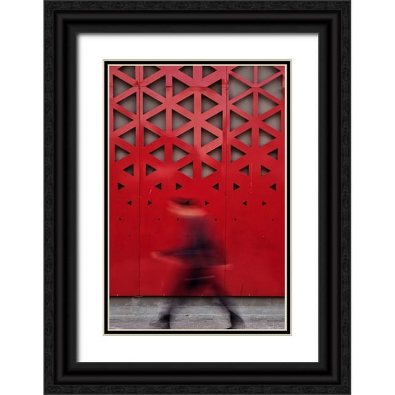 Ayer, Ali 13x18 Black Ornate Wood Framed with Double Matting Museum Art Print Titled - Untitled