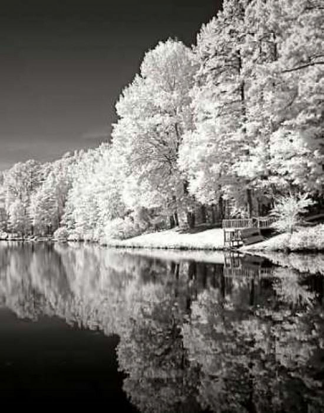 Ayers Lake BW III Canvas Art - Alan Hausenflock (22 x 28)