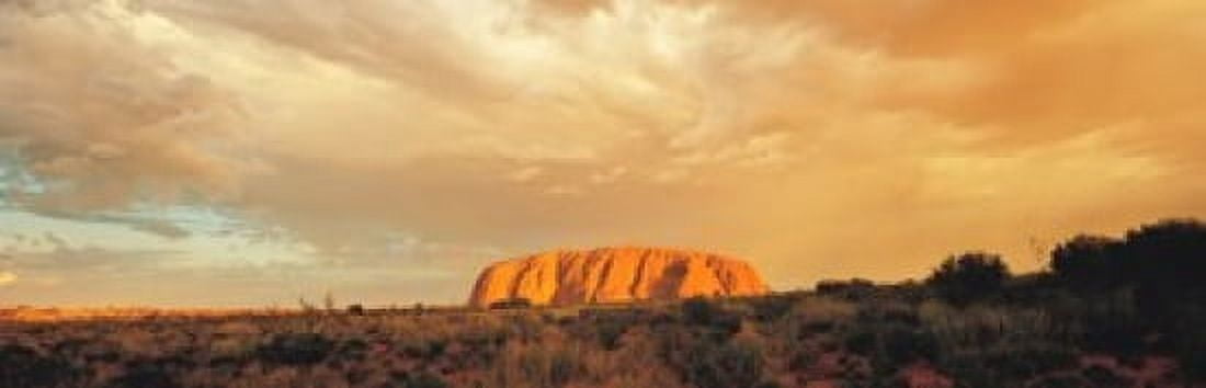 Ayers Rock Northern Territory Australia Canvas Art - Panoramic Images (36 x 12)