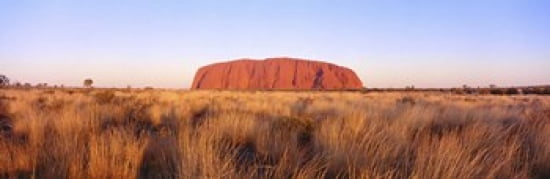 Ayers Rock Uluru-Kata Tjuta National Park Australia Canvas Art - Panoramic Images (36 x 12)