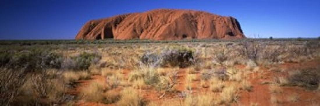 Ayers Rock Uluru-Kata Tjuta National Park Northern Territory Australia Canvas Art - Panoramic Images (18 x 6)