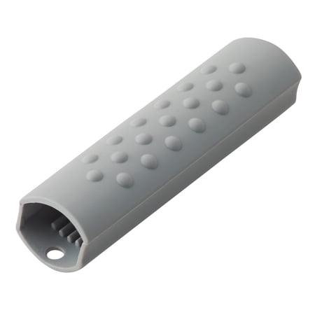 Ayesha Curry Tools & Gadgets Silicone Handle Sleeve for Pots and Pans Set, 2-Piece, Matte Silver