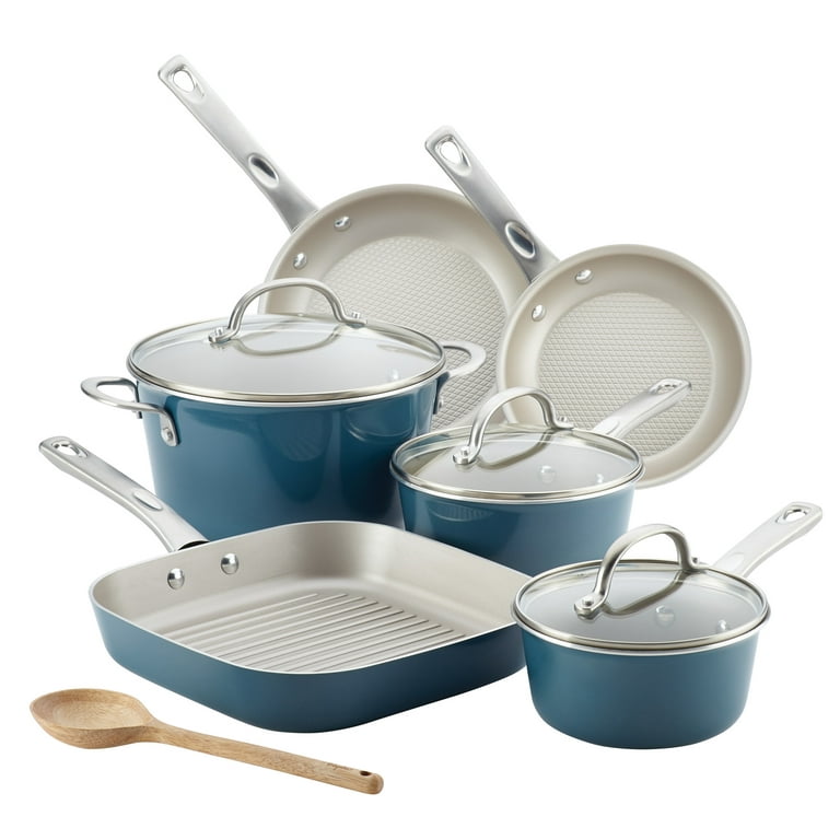 Ayesha Curry 11-Piece Home Collection Stainless Steel Cookware Set