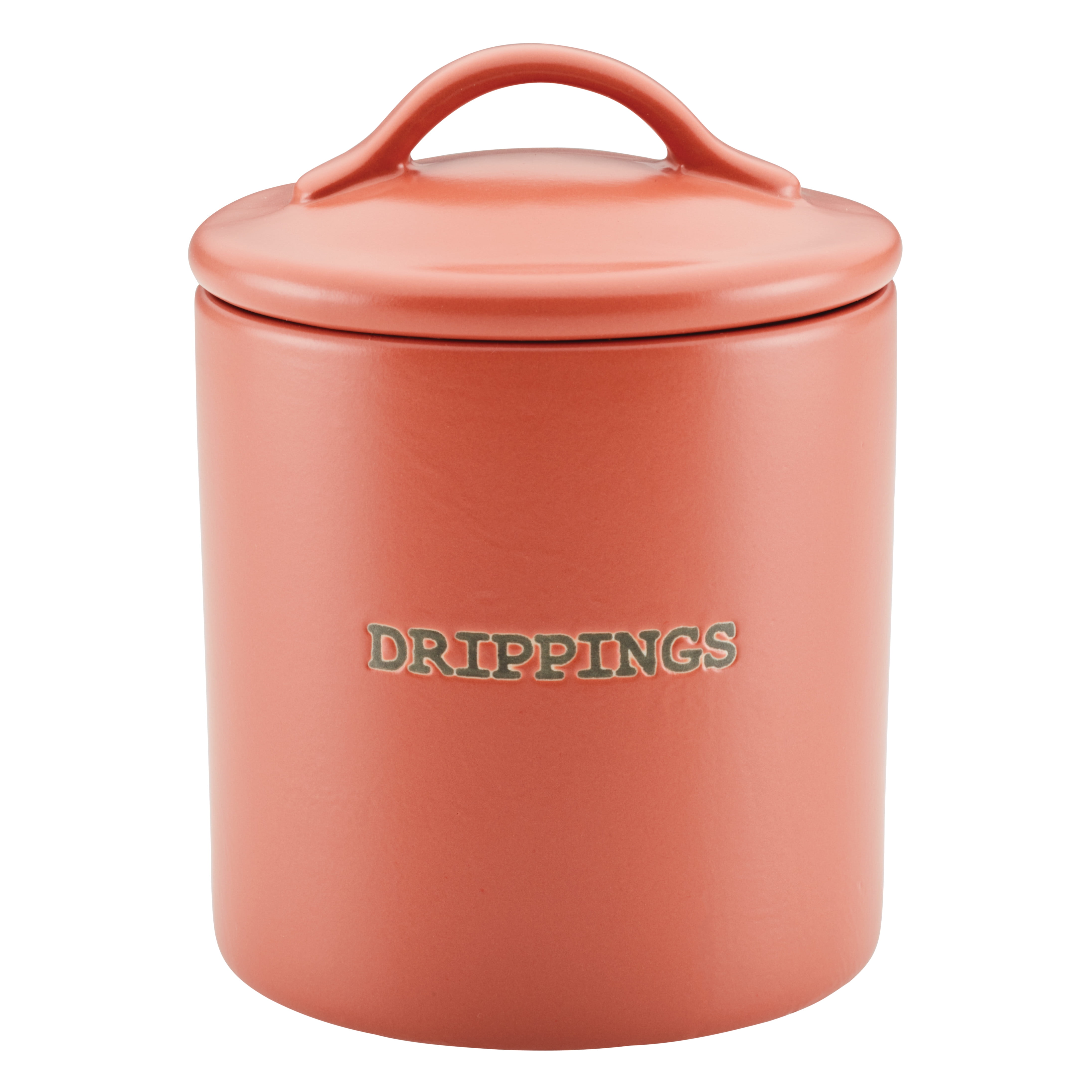 Ayesha Curry Ceramics Bacon Grease Jar, 21Ounce, Redwood