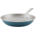 thumbnail image 1 of Ayesha Curry Home Collection 12.5" Porcelain Enamel Nonstick Skillet, Twilight Teal, 1 of 8