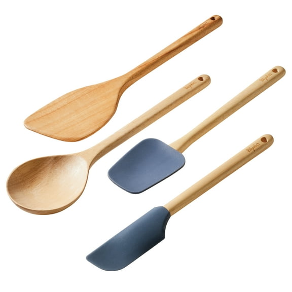 Ayesha Curry Tools and Gadgets Cooking Utensil Set, 4-Piece, Anchor